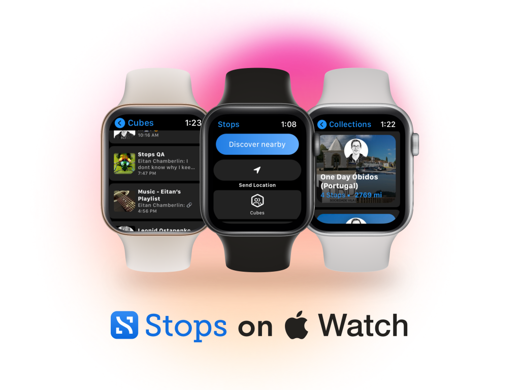 Stops.com > Blog > Version 3.4 - Geo-Social & Apple Watch